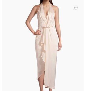 Significant Other Elaine Halter Dress in pale pink